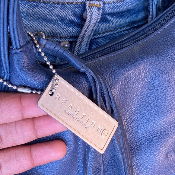 Navy Blue Kenneth Cole Mini Purse - Picture 4 of 8